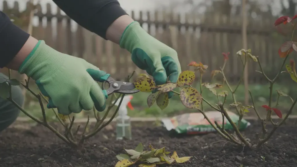 Trois gestes de mars pour protéger les rosiers de la tache noire