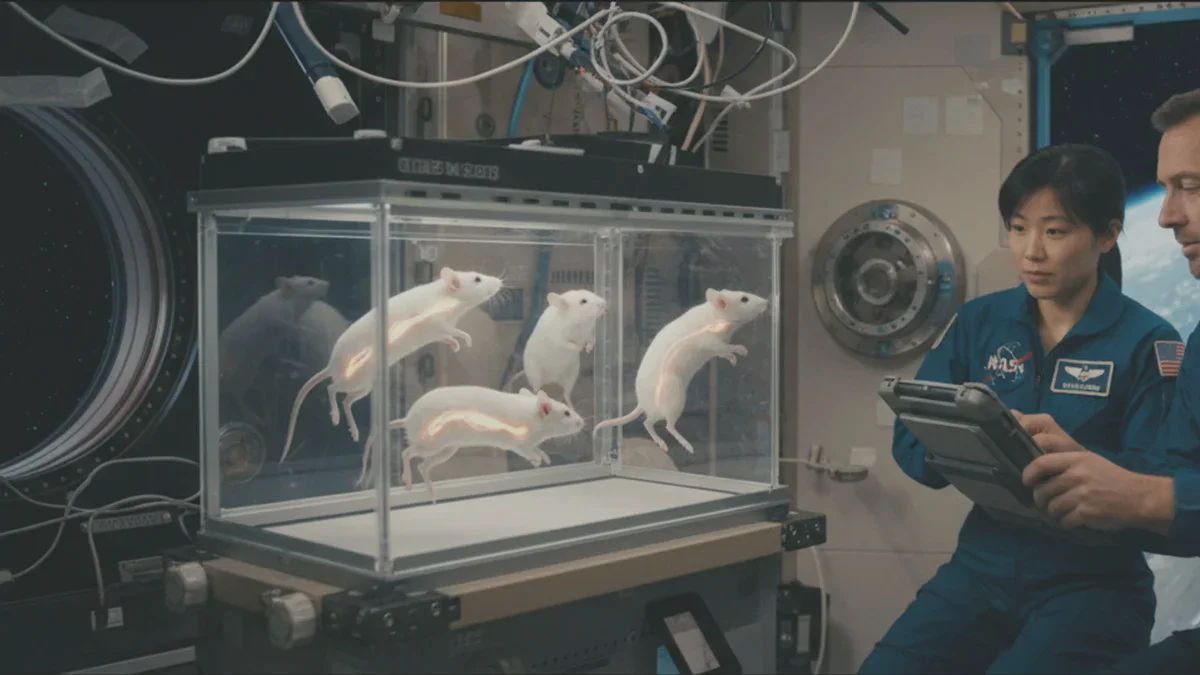 Que se passe-t-il pour les muscles dans l’espace ? Les souris à bord de l’ISS ont fourni une réponse inattendue