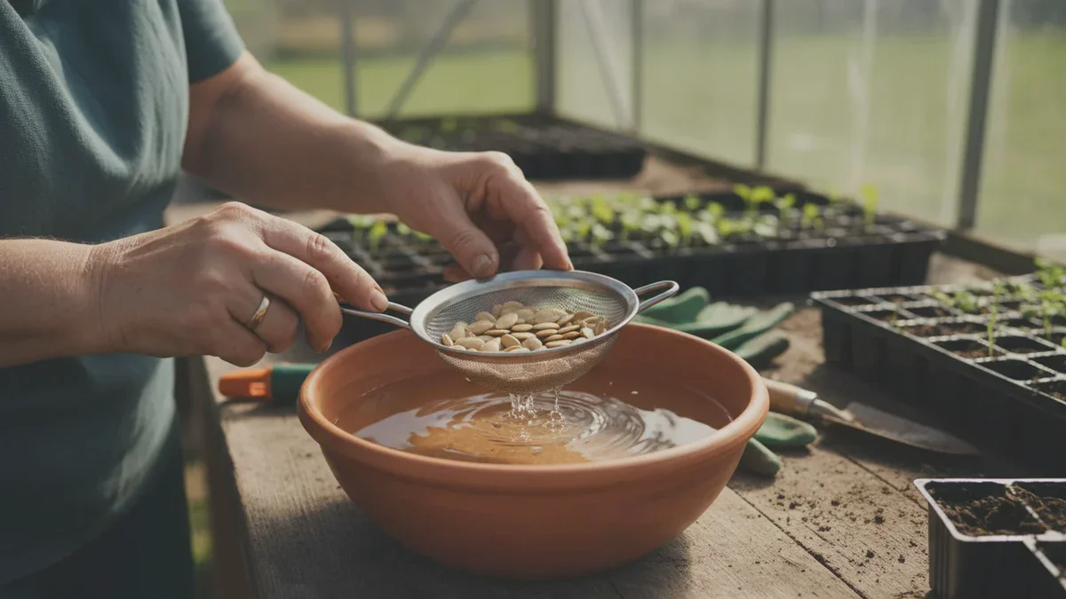 L’astuce simple avant de semer les courges que beaucoup de jardiniers ignorent encore