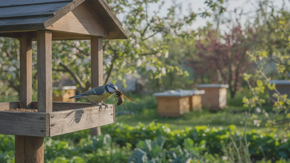 Pourquoi les mésanges de votre jardin contribuent à protéger les abeilles du frelon invasif