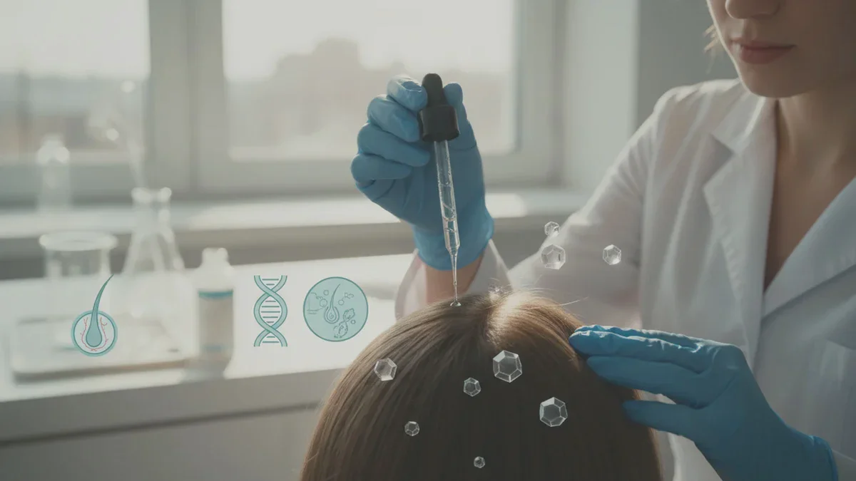 Nouvelle substance contre la chute des cheveux. Elle agit comme le minoxidil, mais avec plus de douceur