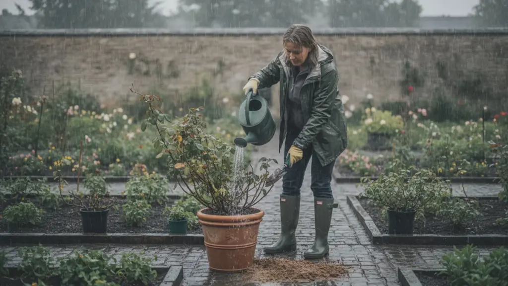 Pourquoi de plus en plus de jardiniers arrosent leurs plantes même quand il pleut