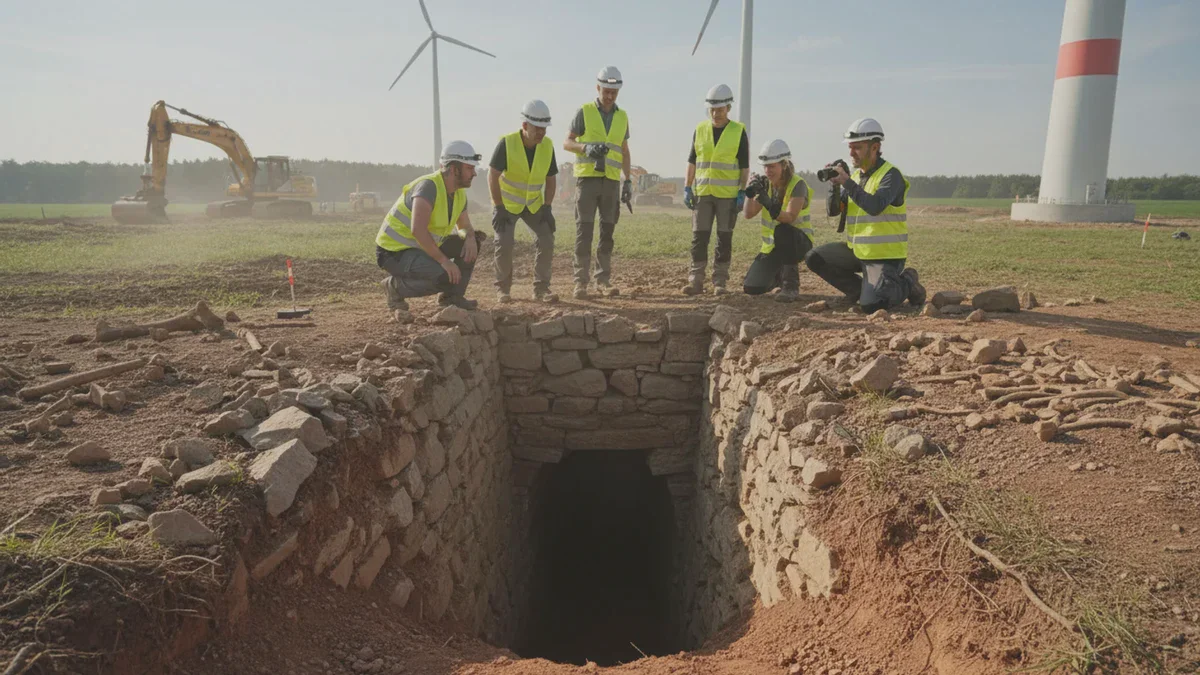 Sous un ancien cimetière préhistorique en Allemagne, un mystérieux tunnel médiéval mis au jour