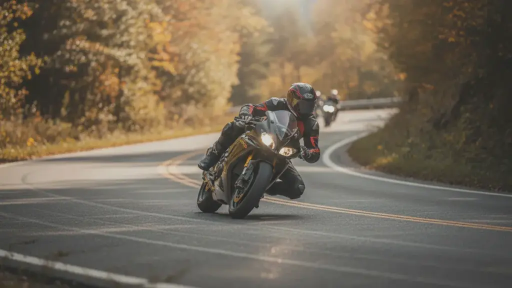 Pourquoi les motards posent le pied sur l’asphalte en roulant