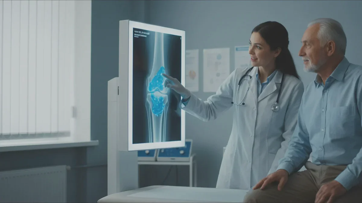 Nouveau gel pour les articulations : le médecin voit pour la première fois sur la radio exactement où il est allé