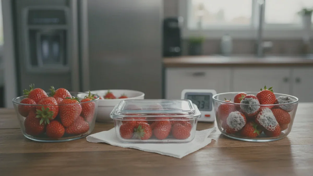 Où conserver les fraises pour éviter qu’elles moisissent en deux jours