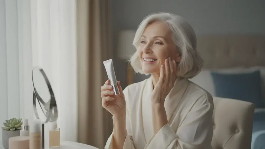 Cette femme de 63 ans est conquise : après une minute avec cette crème, plus aucune ride