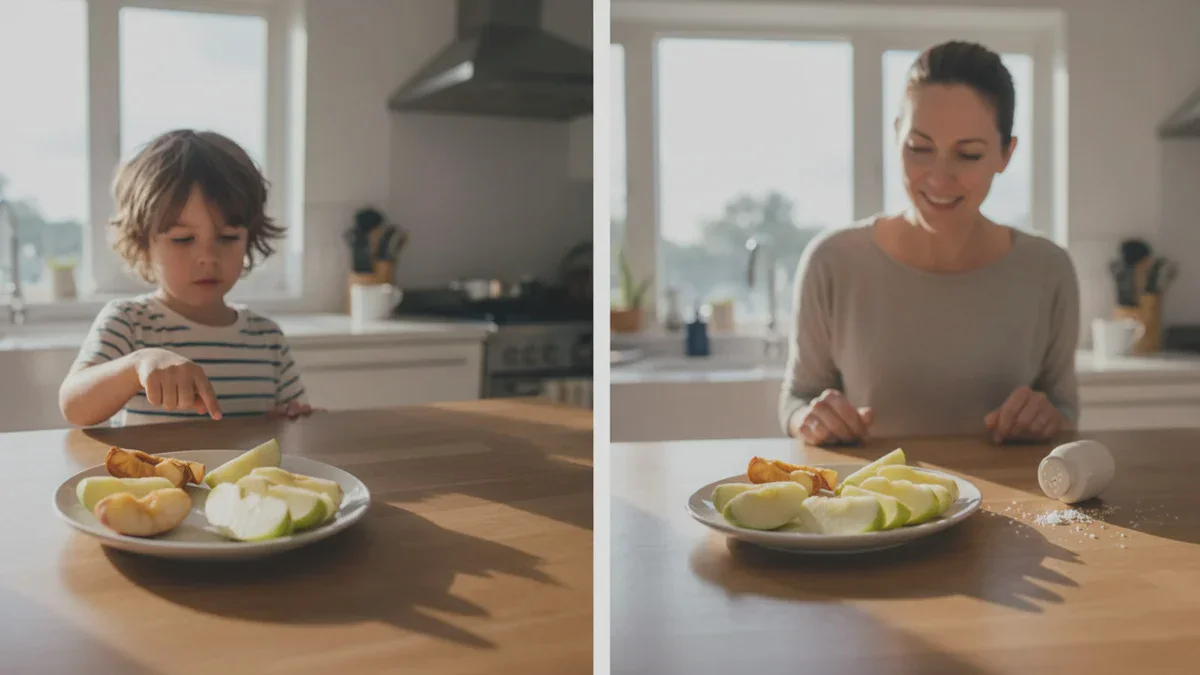 Pourquoi saupoudrer de sel une pomme coupée empêche le brunissement pendant quatre heures