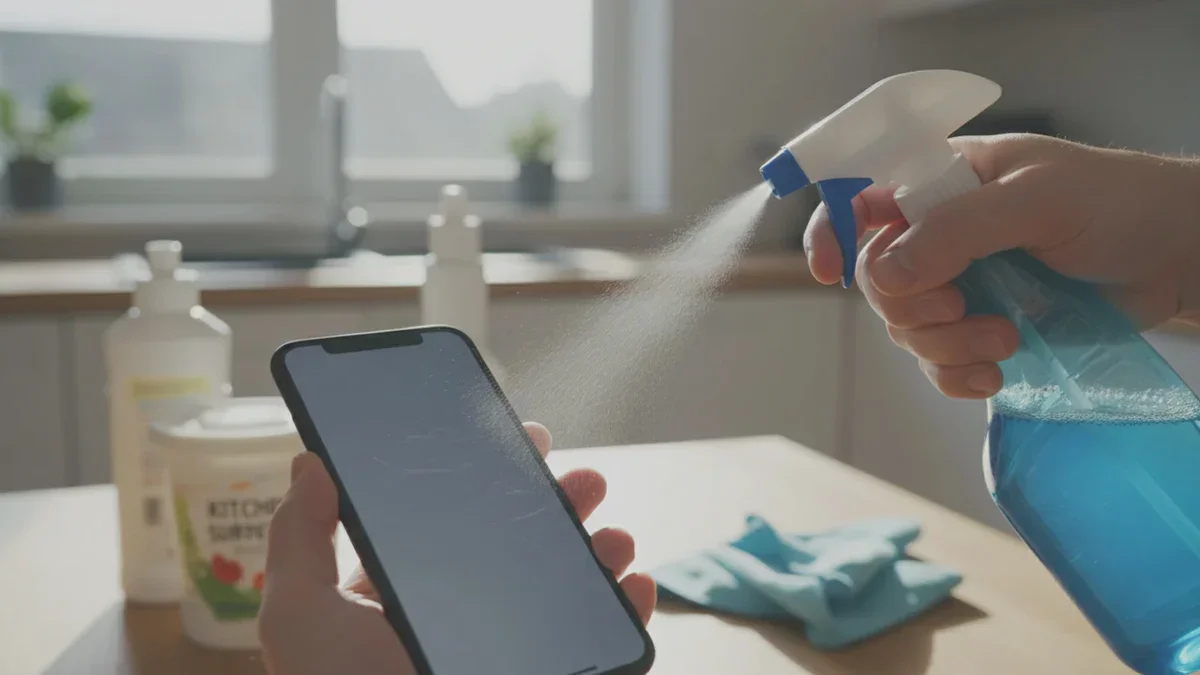 Cette erreur quotidienne de nettoyage du téléphone détruit progressivement l&rsquo;écran