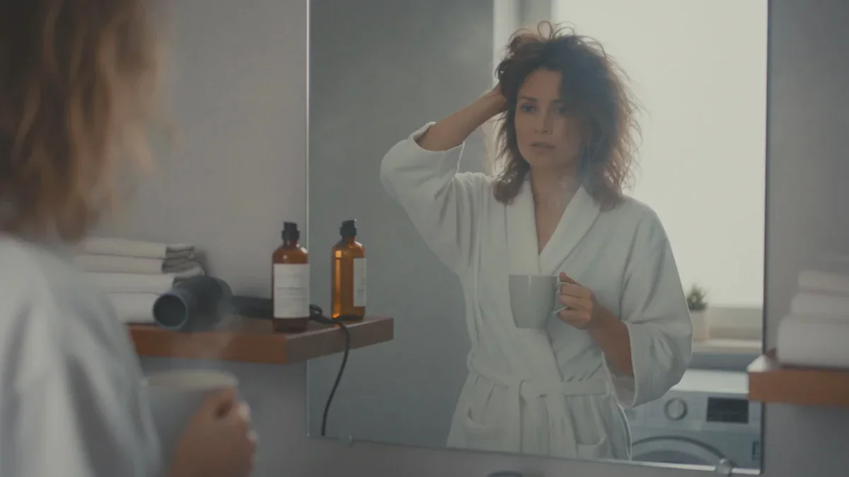 Le coiffeur révèle quel unique produit suffit pour une mise en plis parfaite comme en salon