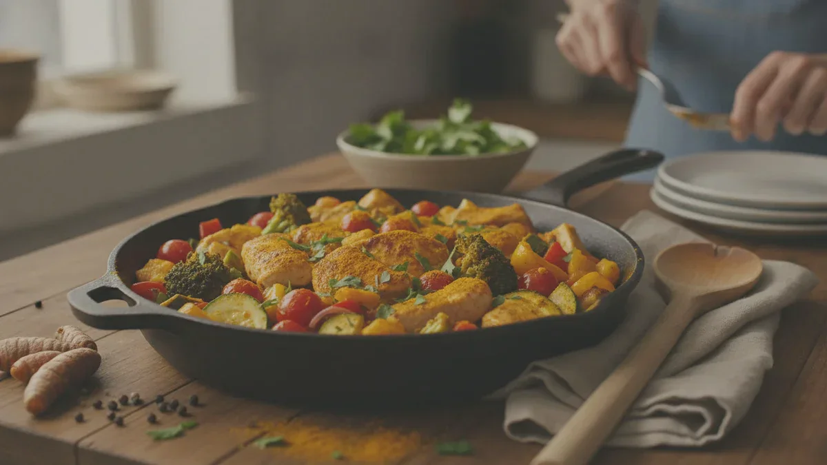 Le thérapeute nutritionnel recommande ce simple plat à la poêle pour mieux manger