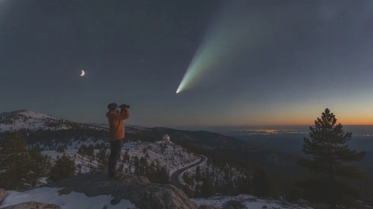Une magnifique nouvelle comète s’approche rapidement de la Terre et voici comment l’observer dans le ciel