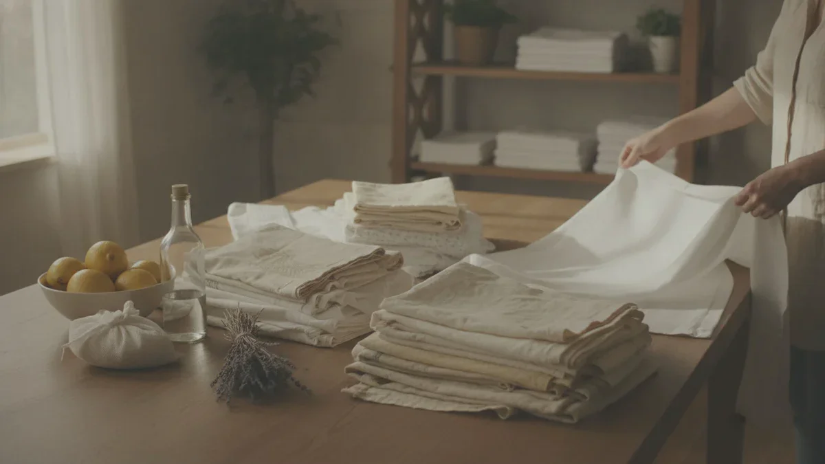 Comment donner une transformation surprenante à vos draps jaunis chez vous
