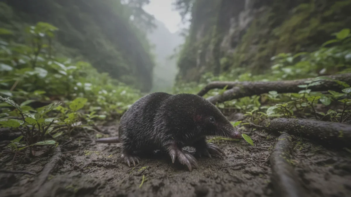 Nouvelle espèce de taupe découverte dans les montagnes vietnamiennes. Sa queue a déconcerté les chercheurs