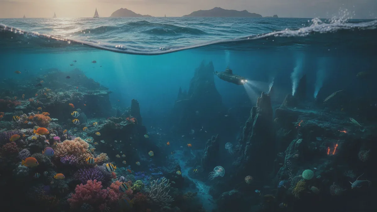 Le monde caché sous les vagues de l’océan : à quoi ressemble vraiment le fond marin