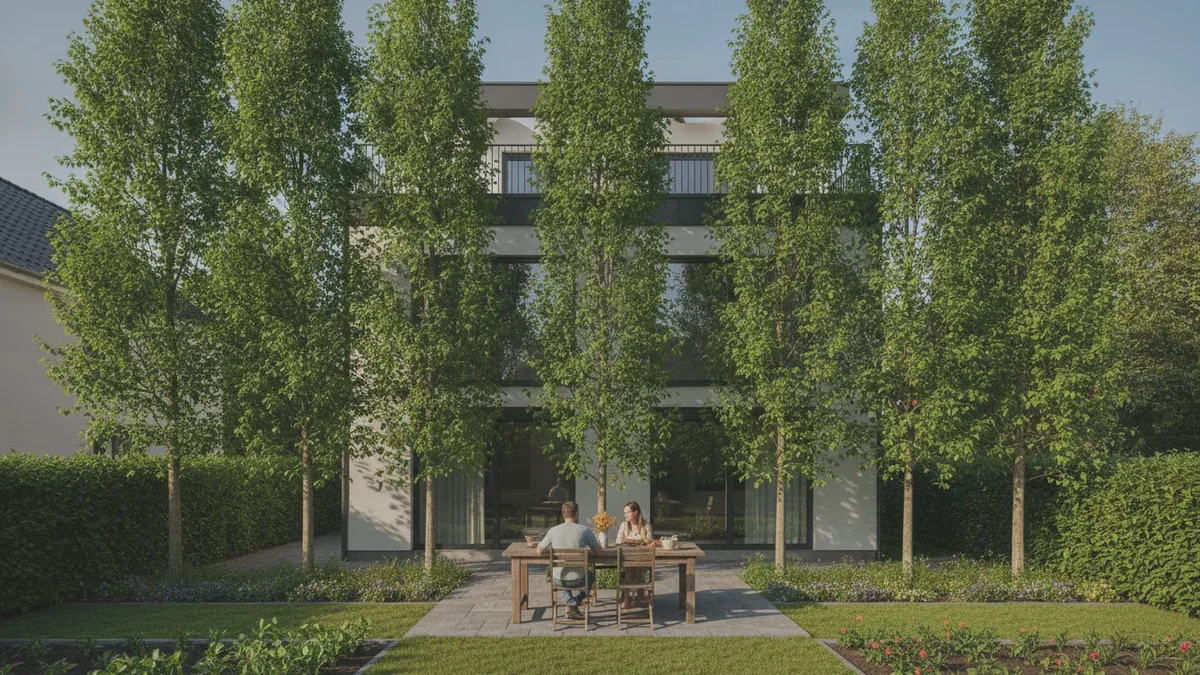 Ce « turbo-arbre » pousse de 2 mètres par an et offre une intimité parfaite à votre jardin en 3 ans