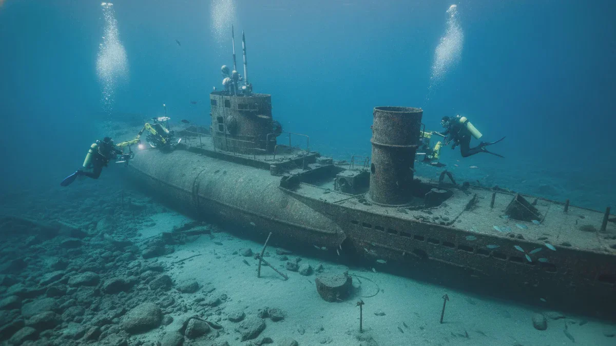 Un sous-marin de guerre français retrouvé après 80 ans au large des côtes espagnoles