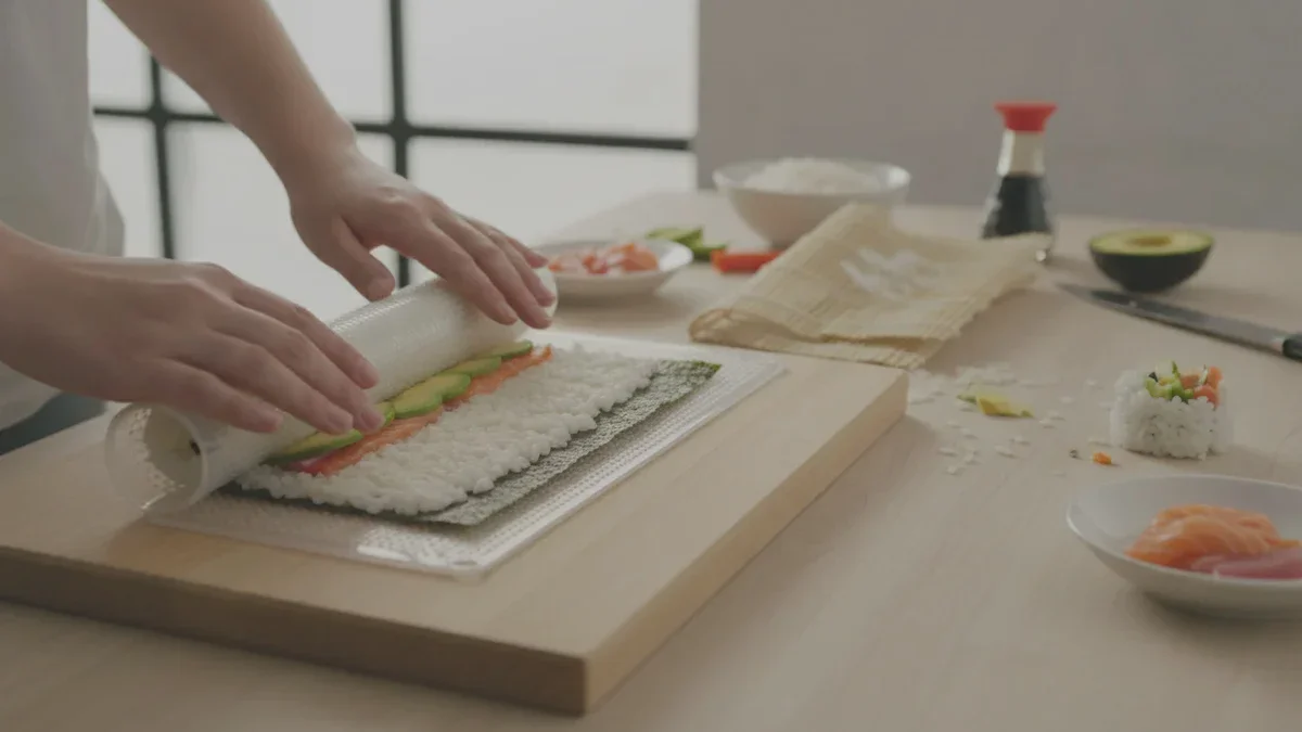 Préparez le sushi parfait sans natte en bambou grâce à cet accessoire ingénieux