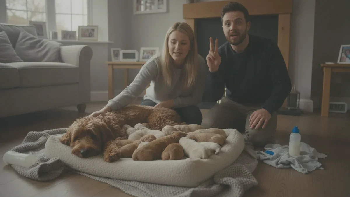 Une chienne britannique bat le record : 17 chiots mis au monde en 13 heures